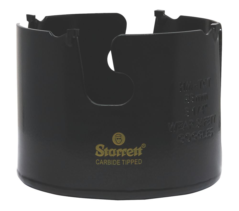 Starrett MPH0314 MultiMaterial Tungsten Carbide Tipped Hole Saw 83mm