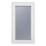Crystal  Left-Hand Opening Obscure Triple-Glazed Casement White uPVC Window 610mm x 1190mm