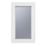 Crystal  Left-Hand Opening Obscure Triple-Glazed Casement White uPVC Window 610mm x 1190mm