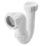 Flomasta Tubular Swivel P Trap White 32mm