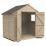 Forest  7' x 5' (Nominal) Apex Overlap Timber Shed with Base