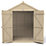 Forest  7' x 5' (Nominal) Apex Overlap Timber Shed with Base
