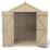 Forest  7' x 5' (Nominal) Apex Overlap Timber Shed with Base