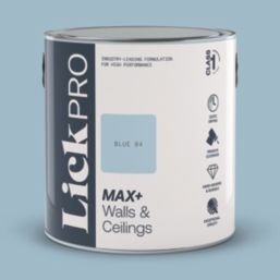 LickPro Max+ 2.5Ltr Blue 04 Matt Emulsion  Paint