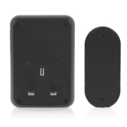 Byron DBY-22532BS Plug-In Wireless Door Chime Black