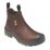 JCB  Size 11  Brown Water-Resistant Steel Toe Cap Safety Dealer Boots