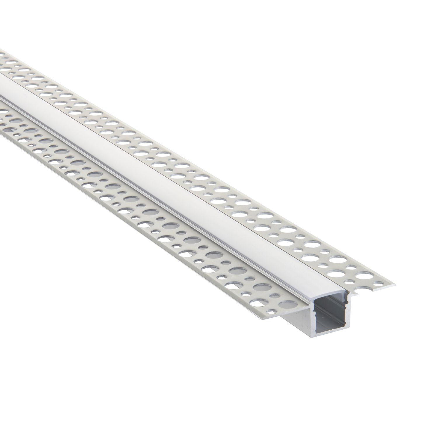 Saxby Aluminium & Polycarbonate Profile Plaster-In 2m (147RE)