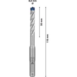 Bosch Expert SDS Plus 7X SDS Plus Shank Hammer Drill Bit 8 x 115mm