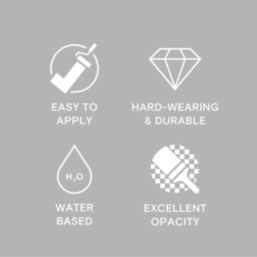 LickPro Max+ 1Ltr Grey BS 00 A 05 Matt Emulsion  Paint