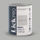 LickPro Max+ 1Ltr Grey BS 00 A 05 Matt Emulsion  Paint