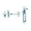 Hardware Solutions Suffolk Gate Latch Kit Silver