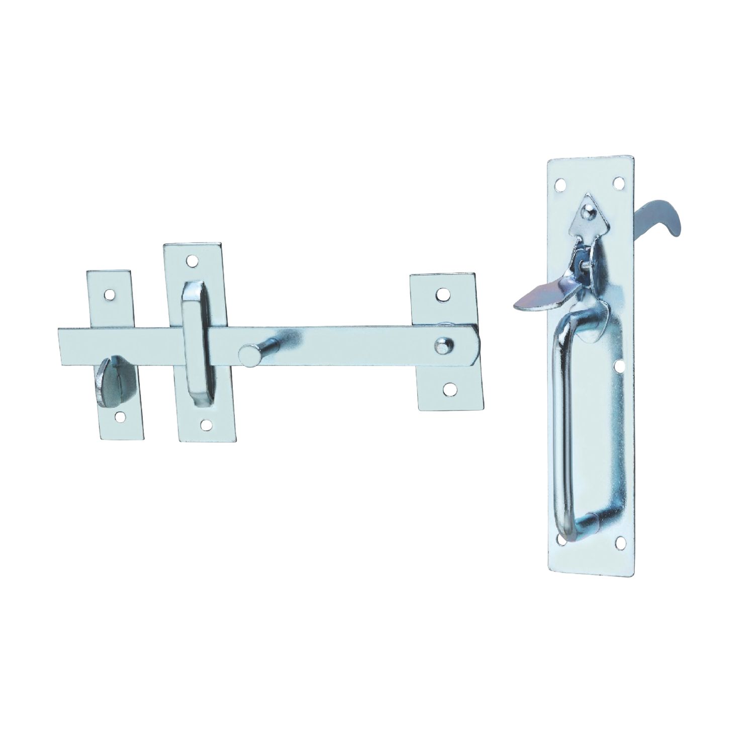 Hardware Solutions Suffolk Gate Latch Kit Silver (1486T)