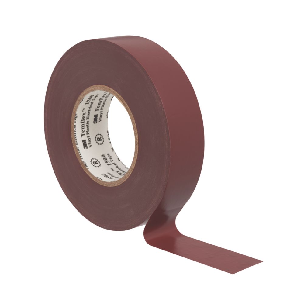 3M Temflex Insulating Tape Brown 25m x 19mm