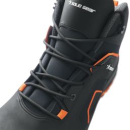 Solid Gear Falcon 2 Mid Size 12  Black Water-Resistant  Safety Boots