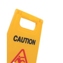 Essentials Caution Wet Floor A-Frame Safety Sign 600mm x 290mm