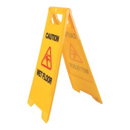 Essentials Caution Wet Floor A-Frame Safety Sign 600mm x 290mm