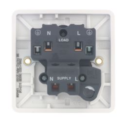 Hager Sollysta WMDP84FO 20A 1-Gang 2P+E Control Switch & Flex Outlet White