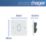 Hager Sollysta WMDP84FO 20A 1-Gang 2P+E Control Switch & Flex Outlet White