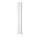 Reina Loco Double 1800mm x 280mm 3072BTU White Vertical Designer Radiator