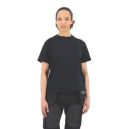 Site Caffery Short Sleeve Womens T-Shirt Black Size 12