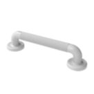 Nymas NymaPRO Straight Household Plastic Fluted Grab Rail White 300mm