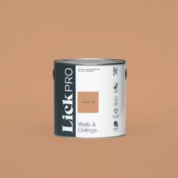 LickPro  Matt Orange 03 Emulsion Paint 2.5Ltr