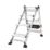 Little Giant Aluminium 4 Step 890mm Folding Step Stool With Platform