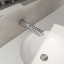 Armitage Shanks Sensorflow E Mains-Powered 49mm Chrome 2 Tap Holes Basin Mixer Tap