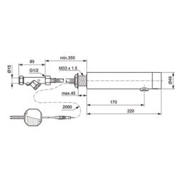 Armitage Shanks Sensorflow E Mains-Powered 49mm Chrome 2 Tap Holes Basin Mixer Tap