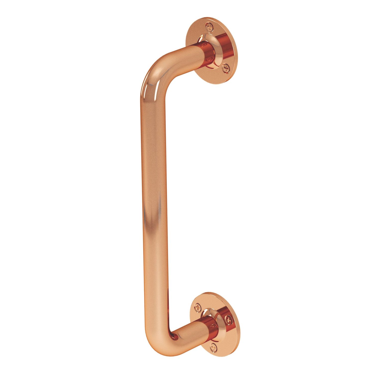 Rothley Angled Household Grab Rail Polished Copper 305mm (148RG)