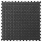 Ecotile E500/7 Interlocking Floor Tiles Black 7mm 4 Pack