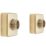 Highlife Bathrooms  Square Shower Brackets Brushed Brass