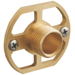 Highlife Bathrooms  Square Shower Brackets Brushed Brass