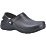 Skechers Riverbound Pasay Metal Free Womens Slip-On Non Safety Shoes Black Size 8
