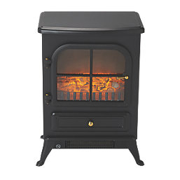 Black Electric Stove Fire 415mm x 548mm