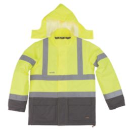 Scruffs  Hi-Vis Jacket Yellow / Navy Large 49" Chest