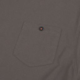 Scruffs Eco Worker Pocket Short Sleeve T-Shirt Charcoal 3X Large 53-56" Chest