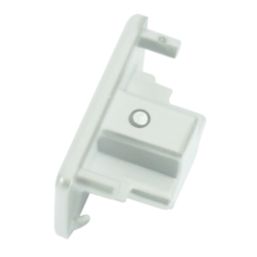 Knightsbridge 1-Circuit End Cap White
