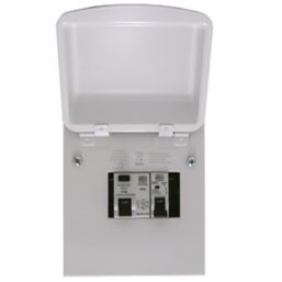 MK Sentry  4-Module 4-Way Populated High Integrity RCD Incomer Consumer Unit