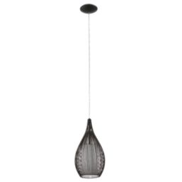 Eglo Razoni Single Pendant Light Black