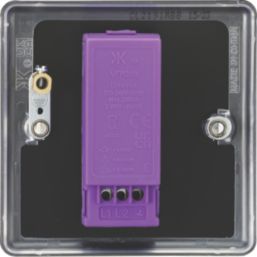 Knightsbridge  1-Gang 2-Way LED Intelligent Dimmer Switch  Matt Black