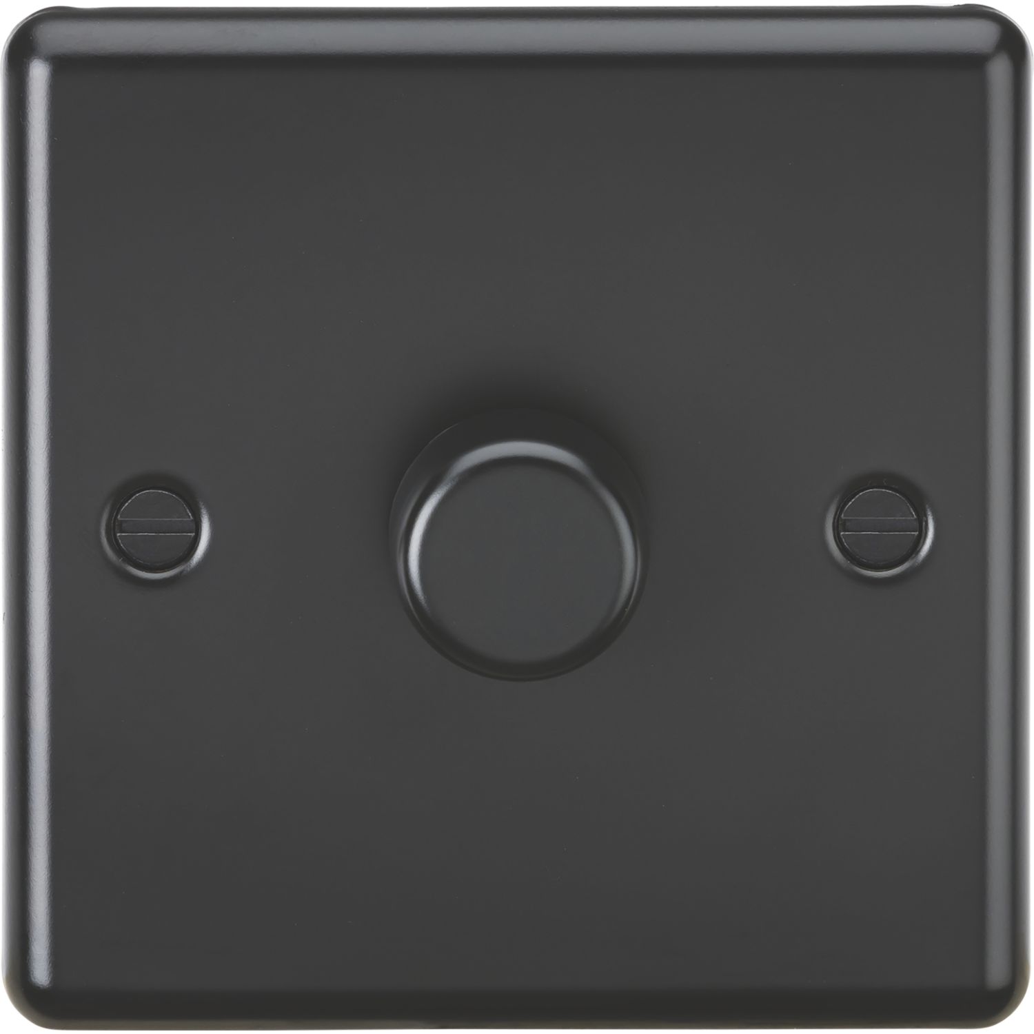 Knightsbridge 1-Gang 2-Way LED Intelligent Dimmer Switch Matt Black (149PX)