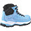 Hard Yakka W Atomic Metal Free Womens Lace & Zip Safety Boots Bluefish Size 6.5