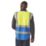 Regatta Pro Executive Vest Hi-Vis Vest Yellow/Royal Blue 3X Large 50" Chest