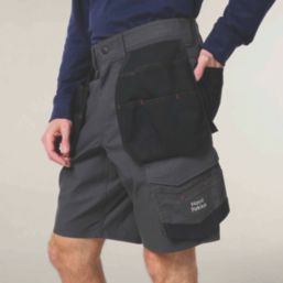 Hard Yakka Raptor Active Holster Work Shorts Graphite 38" W