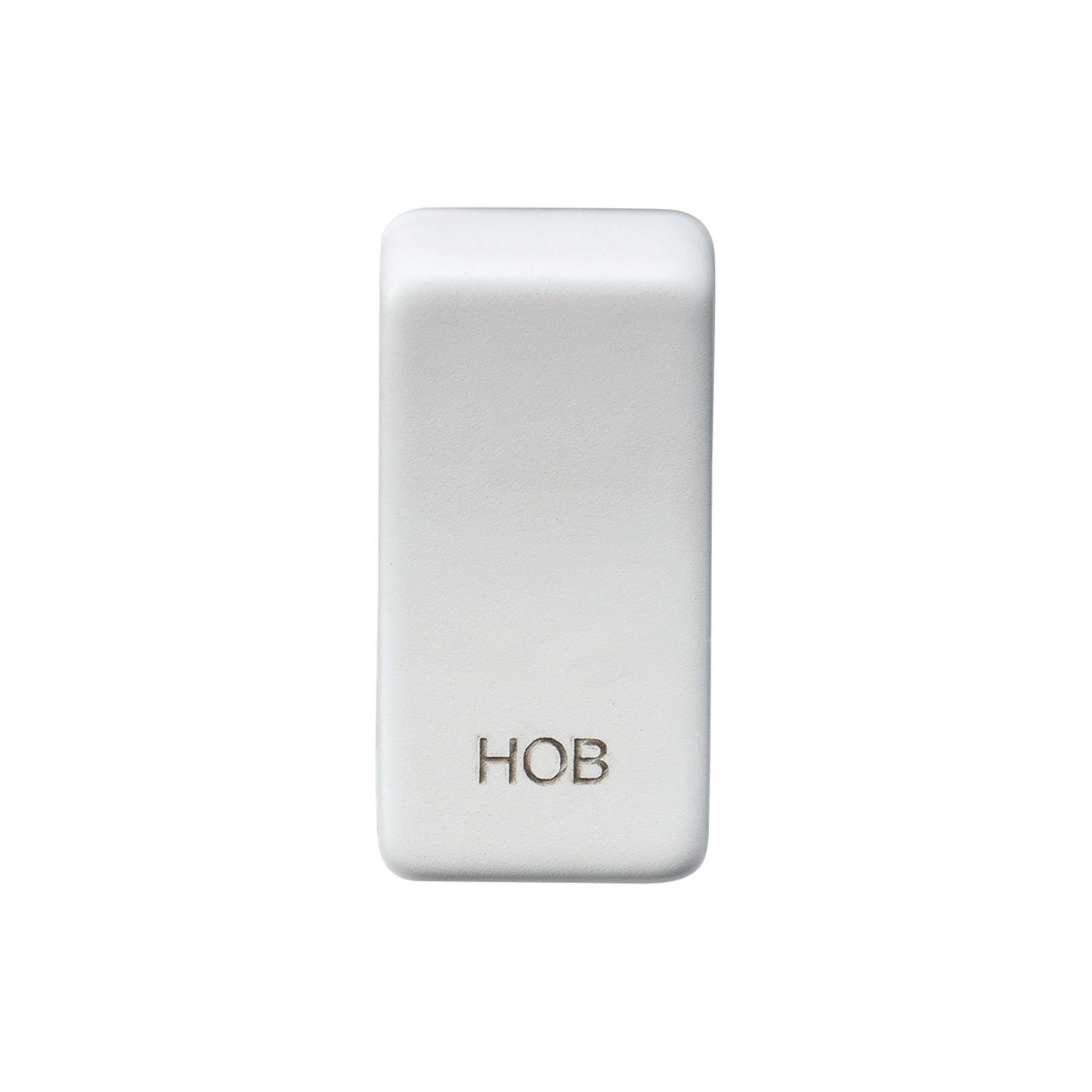Knightsbridge 'HOB' Switch Cover Matt White (150CT)