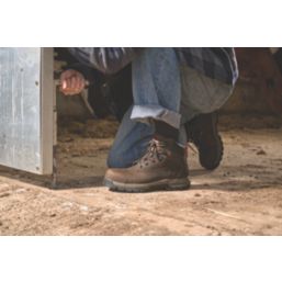 Hunter  Size 6  Brown Waterproof  Safety Boots