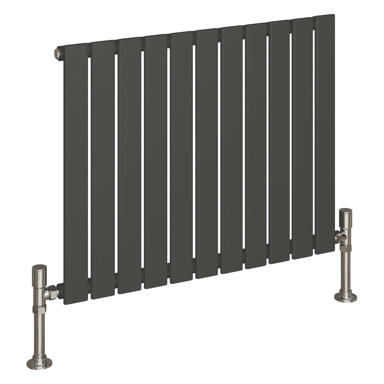 Reina Harley Single 600mm x 770mm 1744BTU Anthracite Horizontal Designer Radiator (150EE)