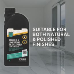 Scrubb   Marble & Limestone Tile Cleaner Concentrate 1Ltr