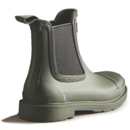Hunter Commando Chelsea Size 7 Womens Green Waterproof Non Safety Dealer Boots